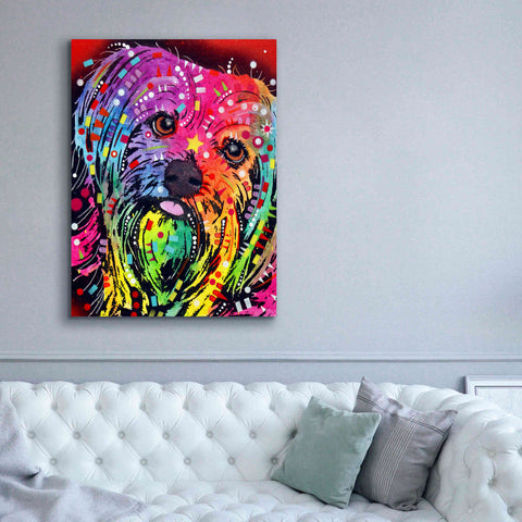 Image of 'Yorkie 2' by Dean Russo, Giclee Canvas Wall Art,40x54