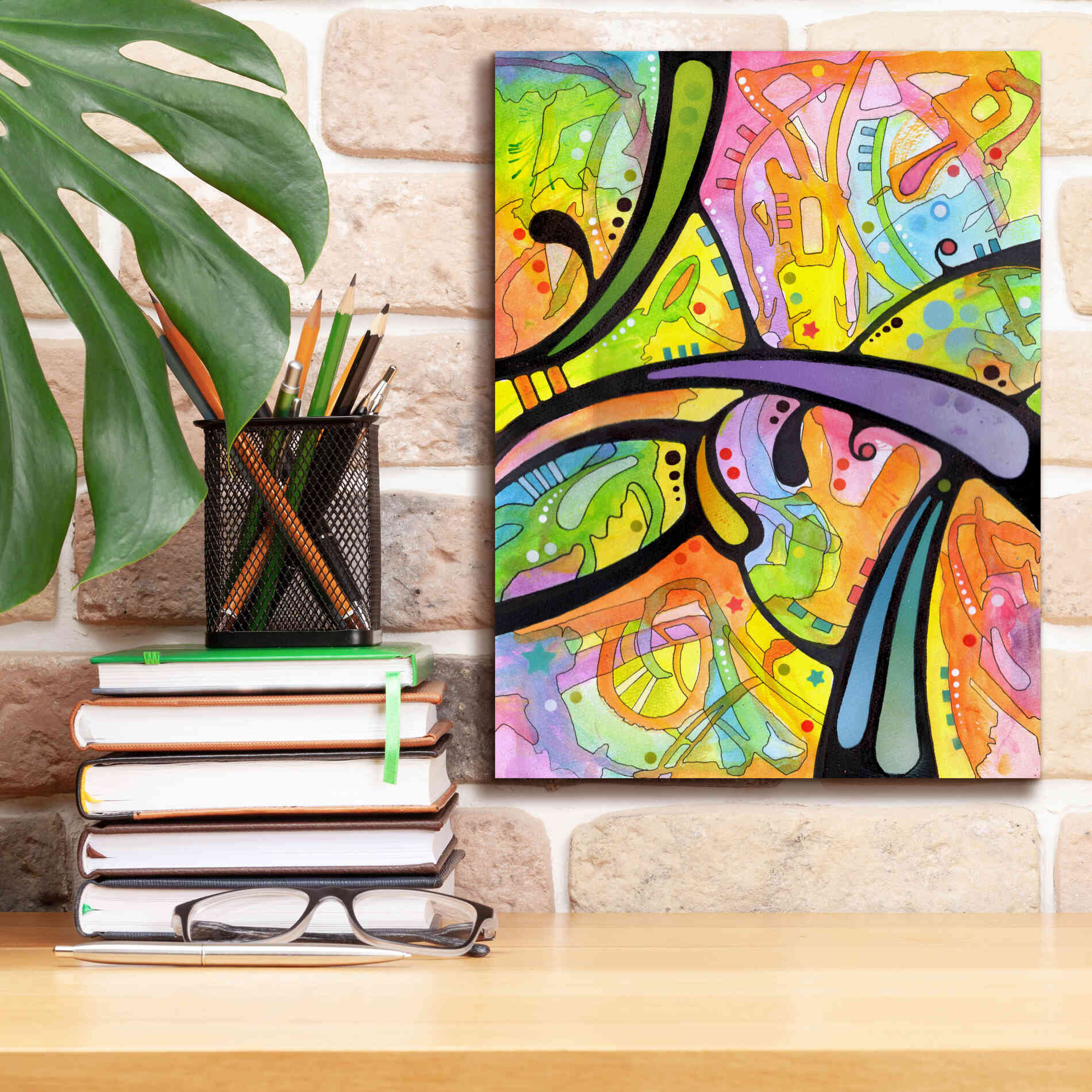 'Abstract' by Dean Russo, Giclee Canvas Wall Art,12x16