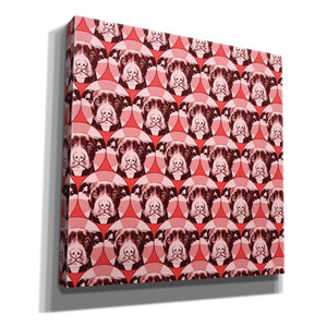 'Love A Bull Pattern 1' by Dean Russo, Giclee Canvas Wall Art
