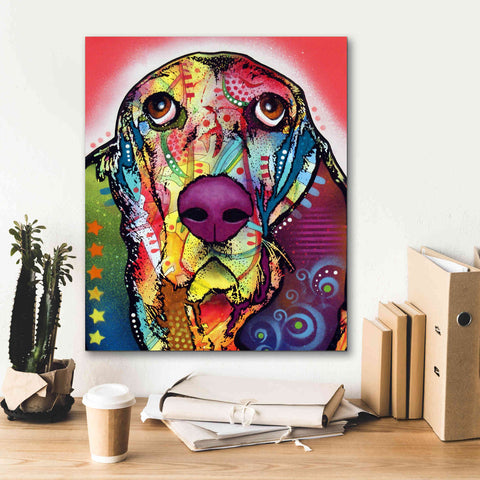 Image of 'Basset 1' by Dean Russo, Giclee Canvas Wall Art,20x24
