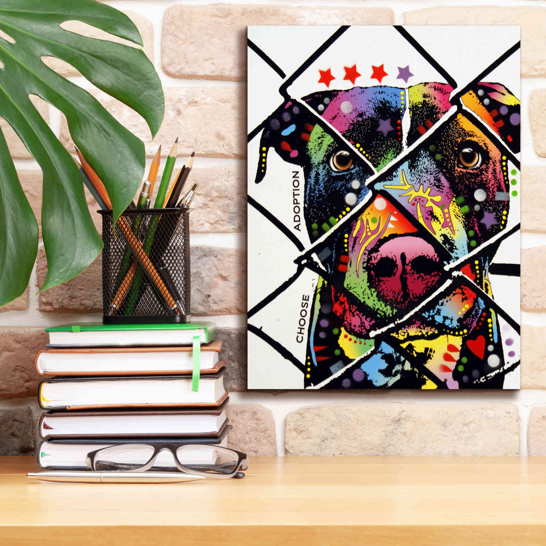 'Choose Adoption' by Dean Russo, Giclee Canvas Wall Art,12x16