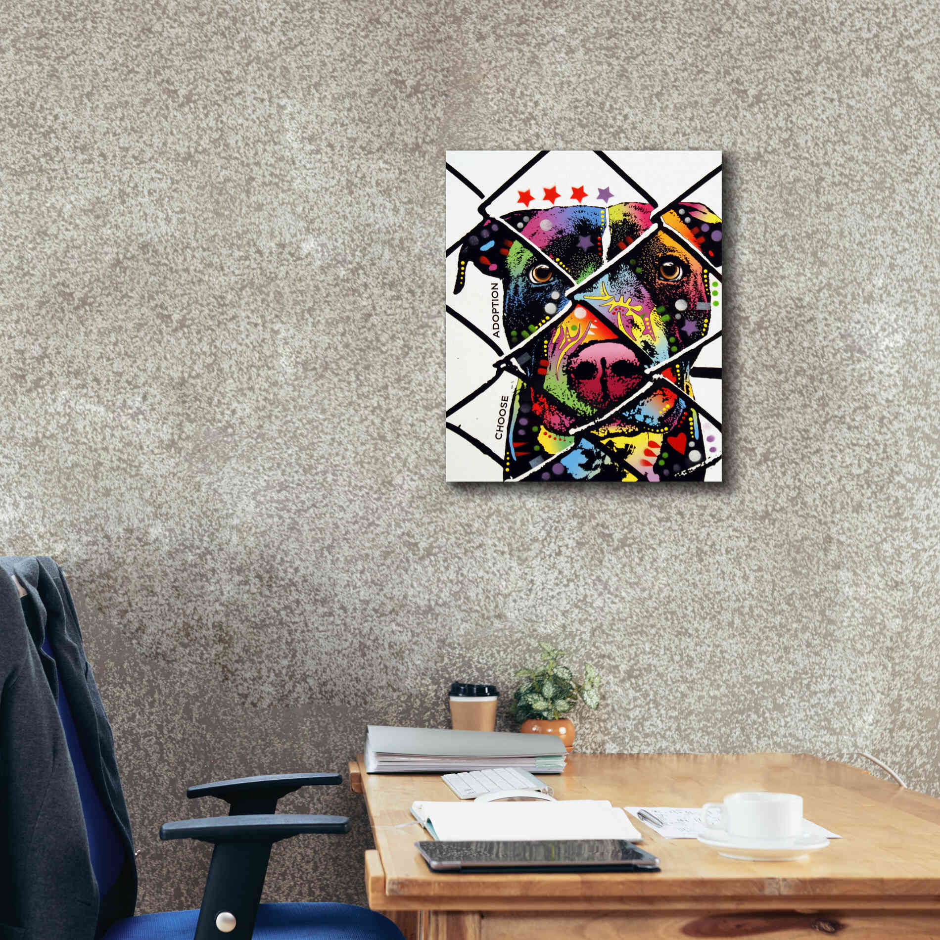 'Choose Adoption' by Dean Russo, Giclee Canvas Wall Art,20x24