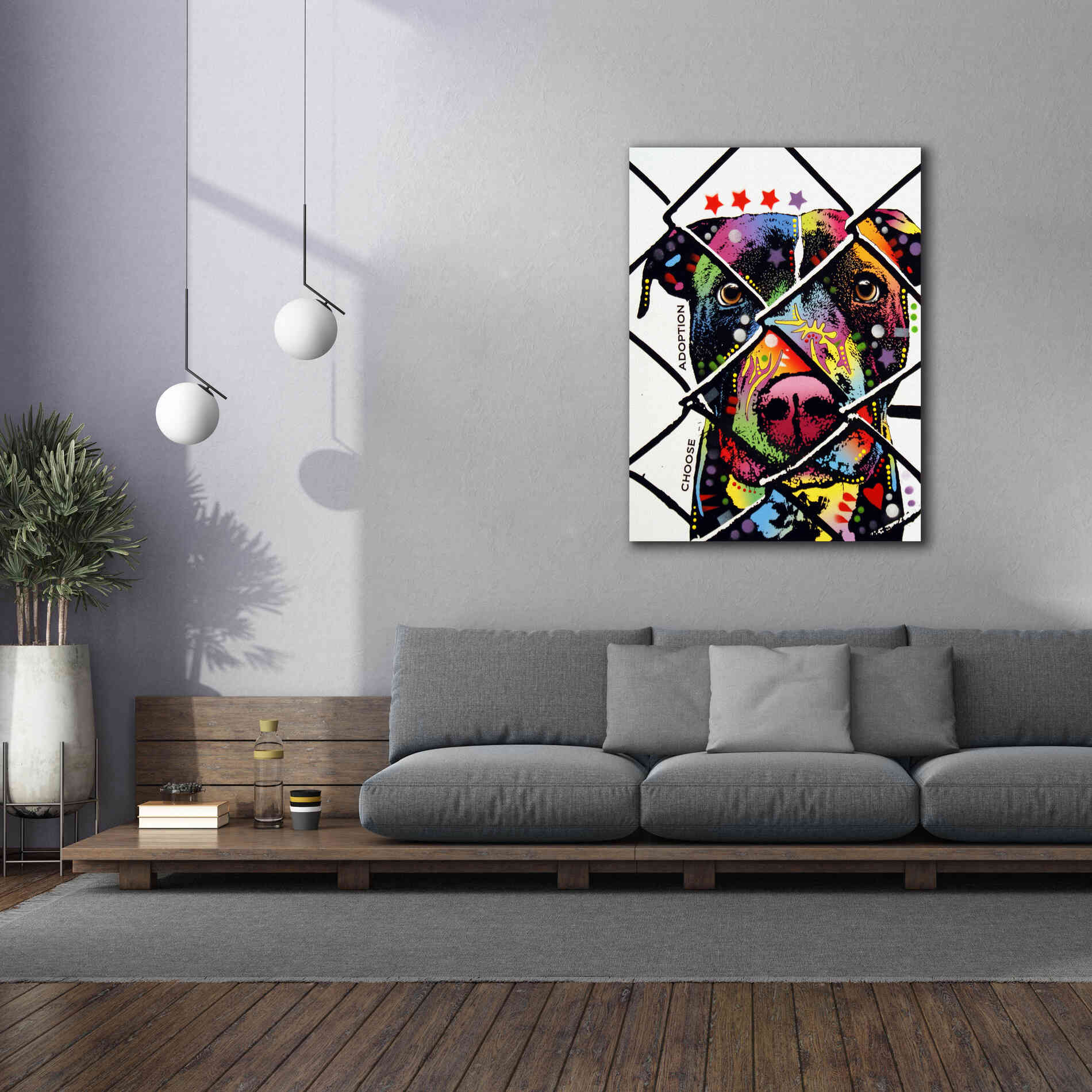 'Choose Adoption' by Dean Russo, Giclee Canvas Wall Art,40x54