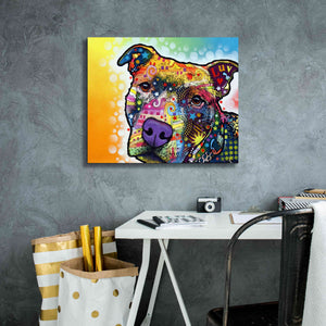 'Contemplative Pit' by Dean Russo, Giclee Canvas Wall Art,24x20