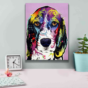 '4 Beagle' by Dean Russo, Giclee Canvas Wall Art,12x16