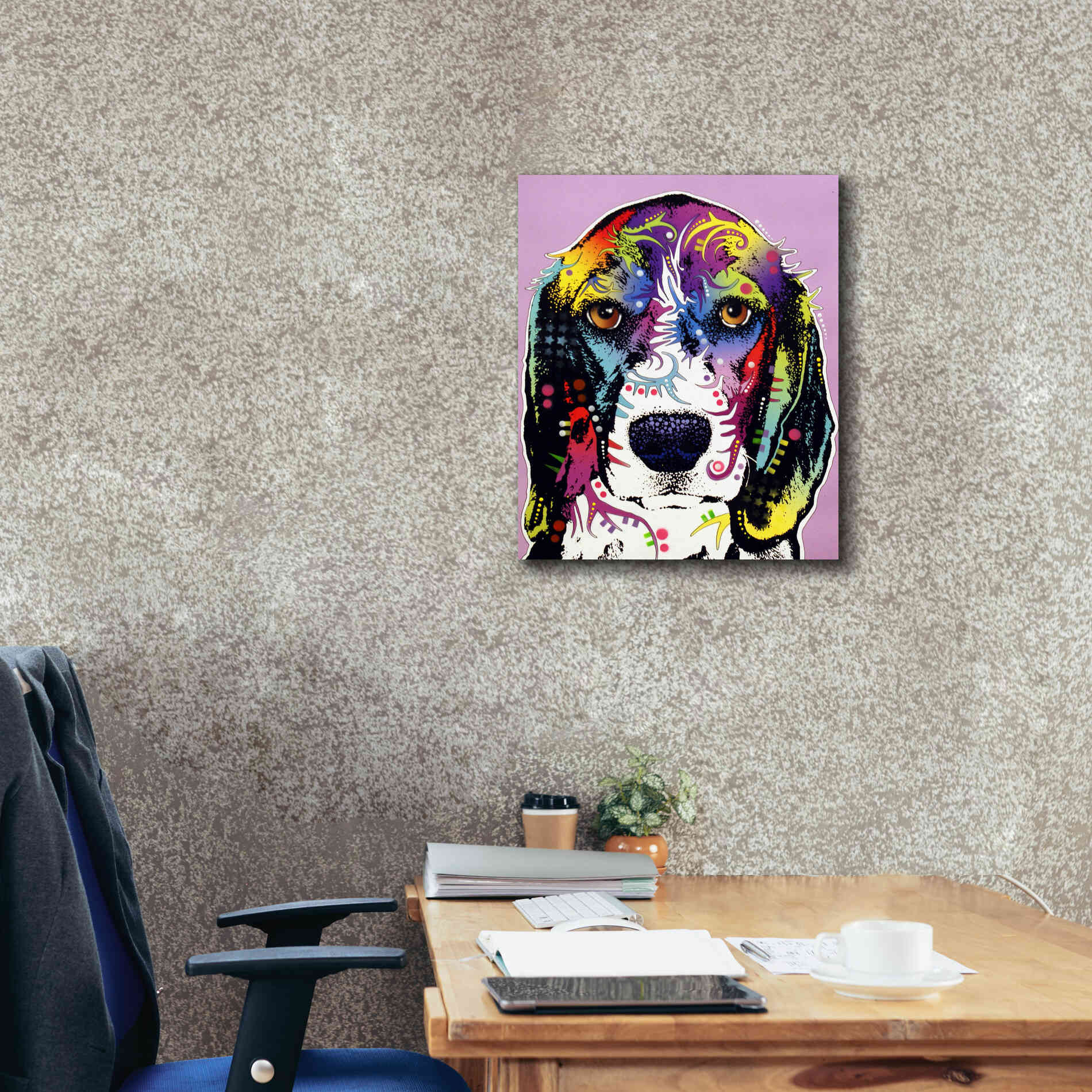 '4 Beagle' by Dean Russo, Giclee Canvas Wall Art,20x24