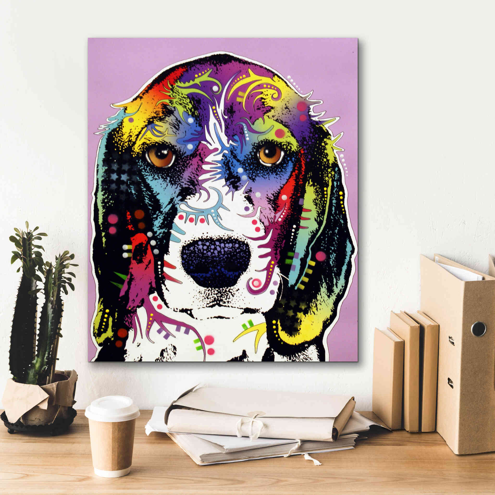 '4 Beagle' by Dean Russo, Giclee Canvas Wall Art,20x24