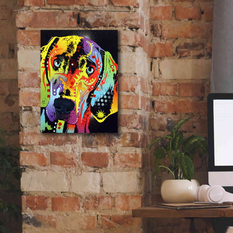 Image of 'Weimaraner' by Dean Russo, Giclee Canvas Wall Art,12x16
