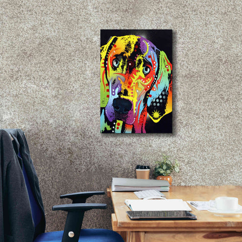 Image of 'Weimaraner' by Dean Russo, Giclee Canvas Wall Art,18x26