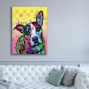 'Adoreabull' by Dean Russo, Giclee Canvas Wall Art,40x54