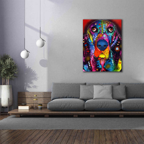 Image of 'Basset 2' by Dean Russo, Giclee Canvas Wall Art,40x54