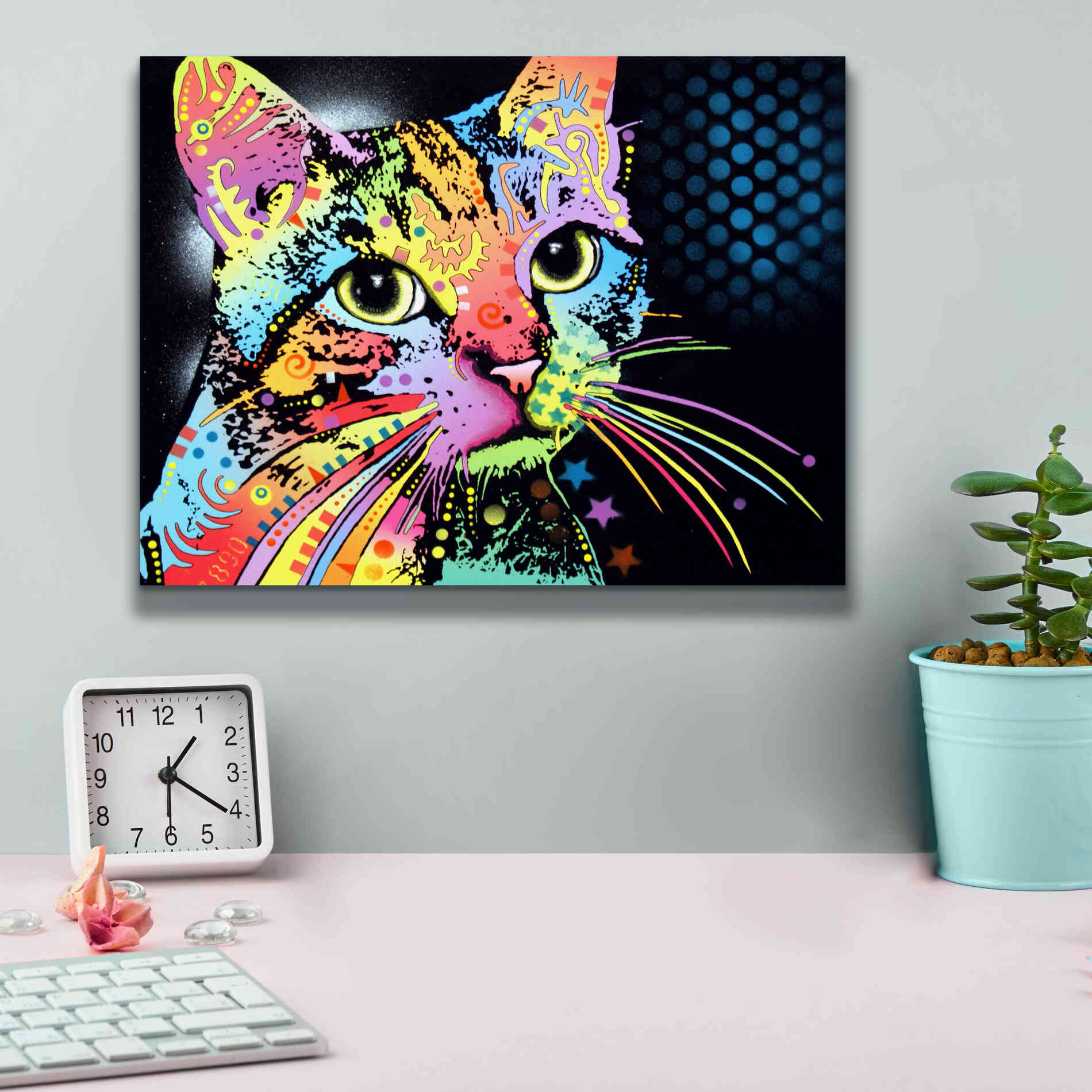 'Catillac New' by Dean Russo, Giclee Canvas Wall Art,16x12