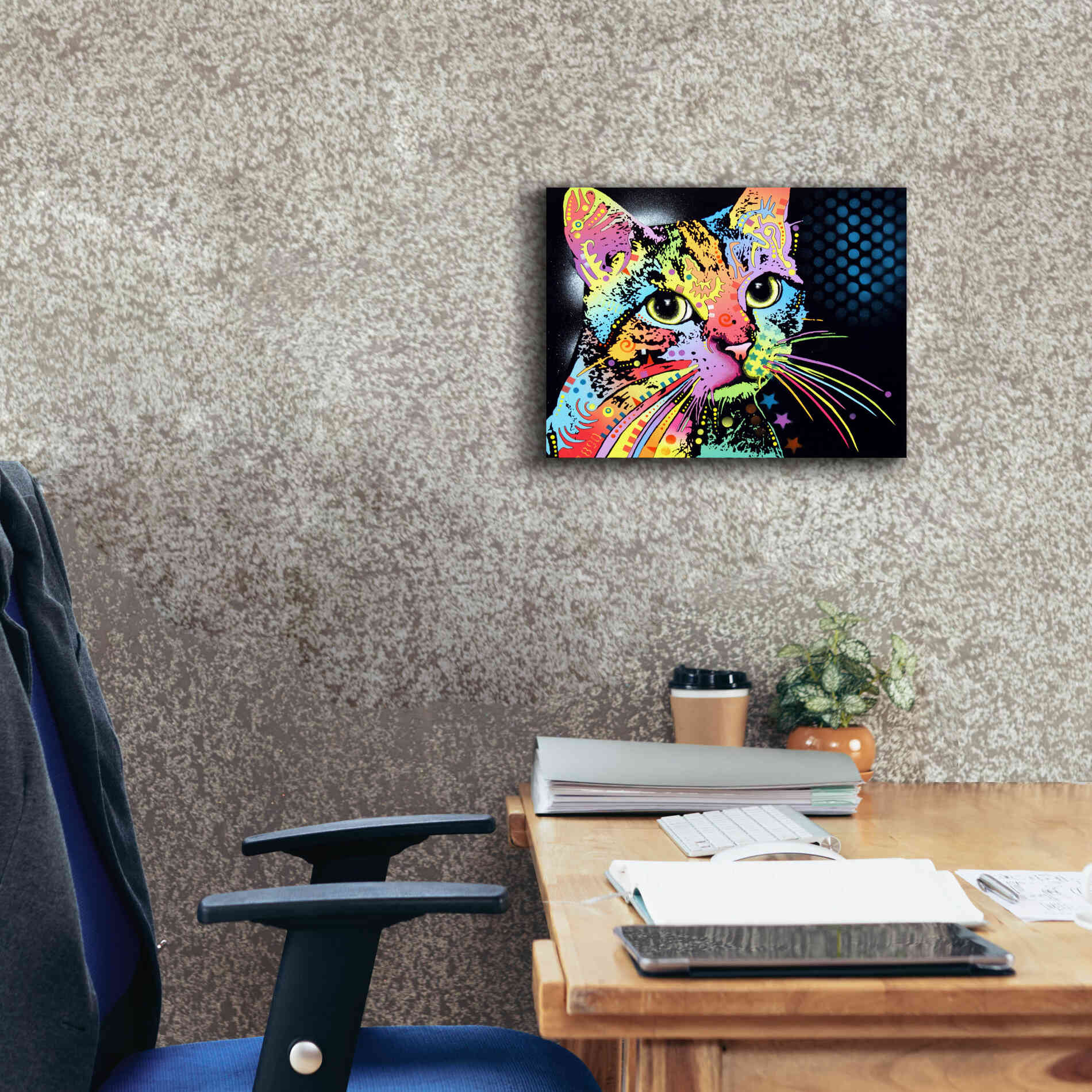 'Catillac New' by Dean Russo, Giclee Canvas Wall Art,16x12