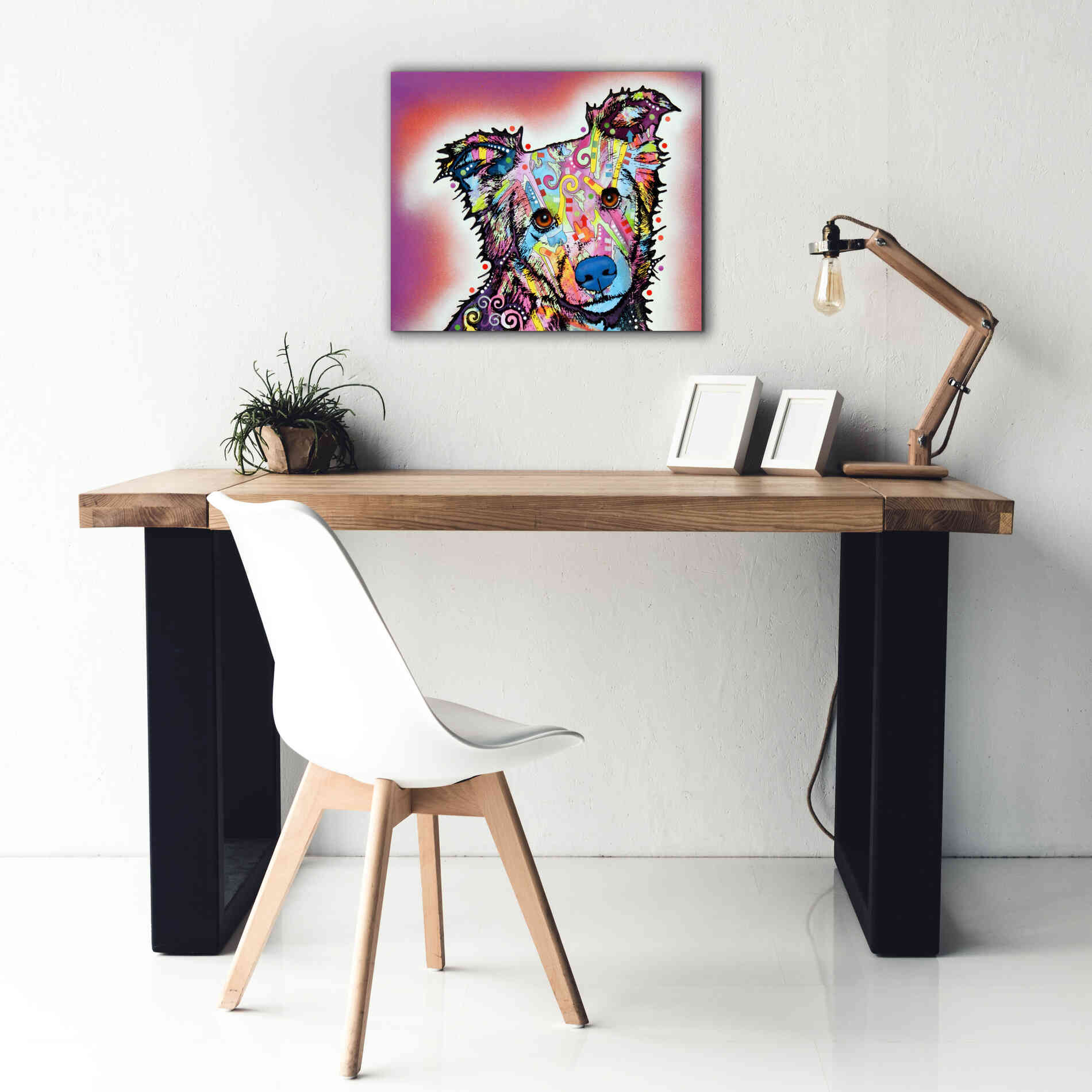 'Collied' by Dean Russo, Giclee Canvas Wall Art,24x20