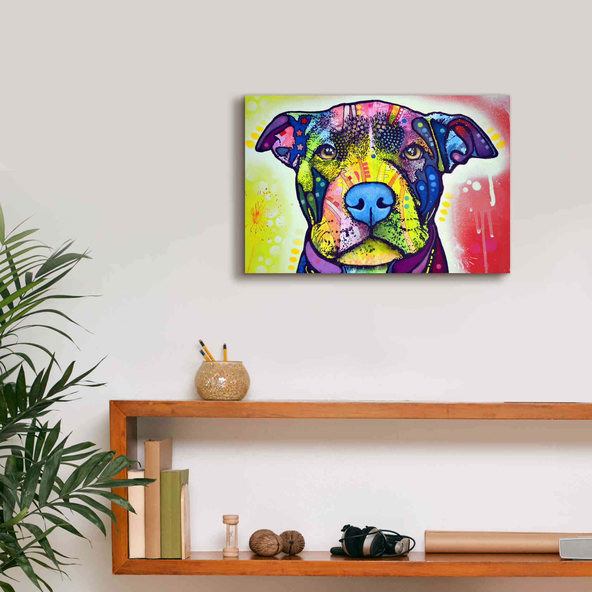 'Love A Bull This Years Love 2013 Part 1' by Dean Russo, Giclee Canvas Wall Art,18x12