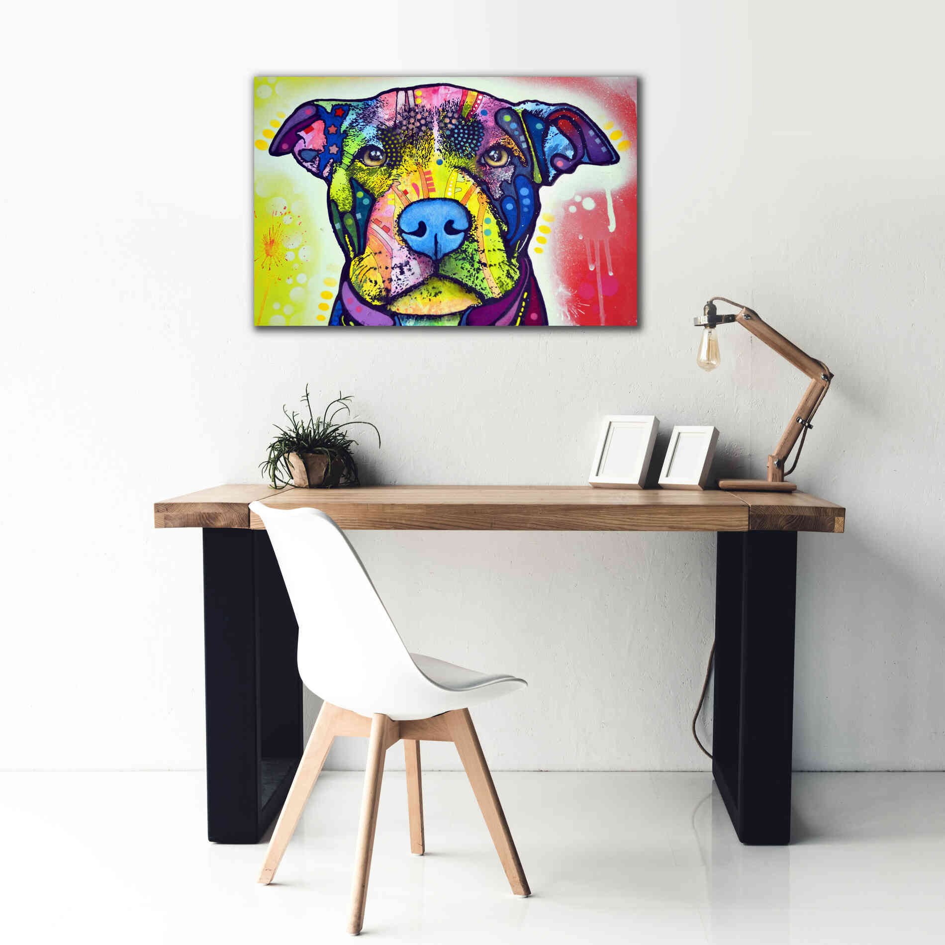 'Love A Bull This Years Love 2013 Part 1' by Dean Russo, Giclee Canvas Wall Art,40x26