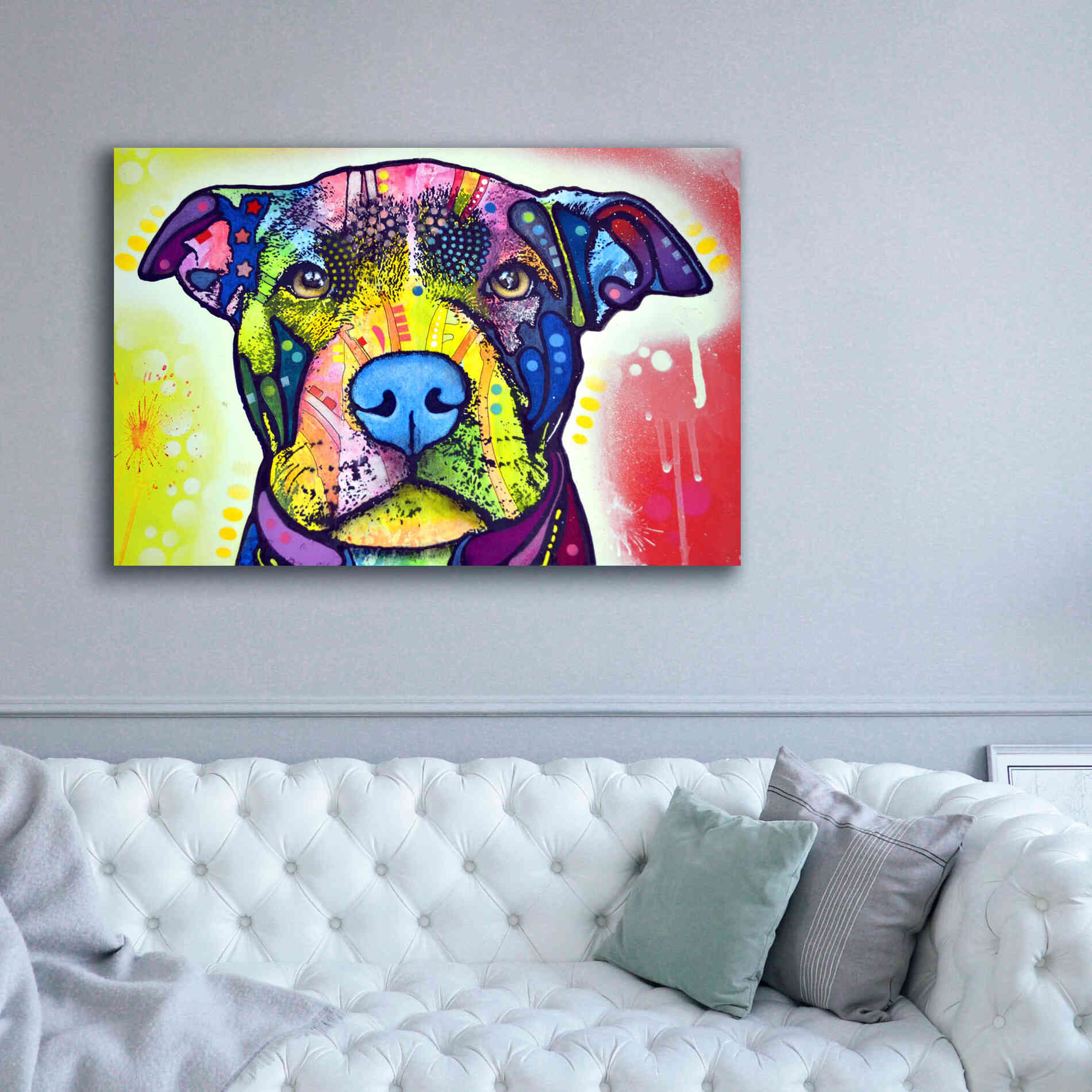 'Love A Bull This Years Love 2013 Part 1' by Dean Russo, Giclee Canvas Wall Art,60x40