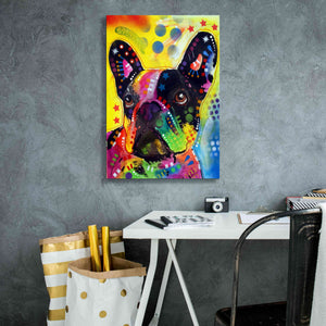 'French Bulldog 2' by Dean Russo, Giclee Canvas Wall Art,18x26