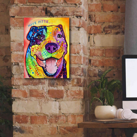 Image of 'Have Pittie' by Dean Russo, Giclee Canvas Wall Art,12x16