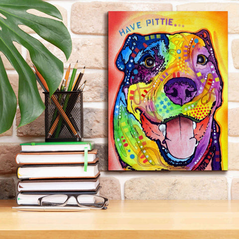 Image of 'Have Pittie' by Dean Russo, Giclee Canvas Wall Art,12x16