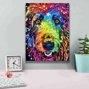 'Irish Wolfhound' by Dean Russo, Giclee Canvas Wall Art,12x16