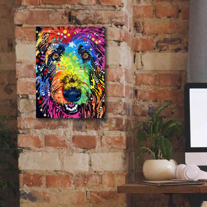 'Irish Wolfhound' by Dean Russo, Giclee Canvas Wall Art,12x16