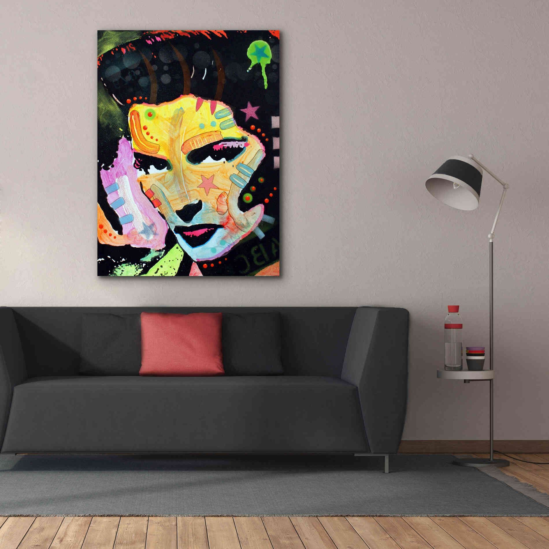 'Katherine Hepburn' by Dean Russo, Giclee Canvas Wall Art,40x54
