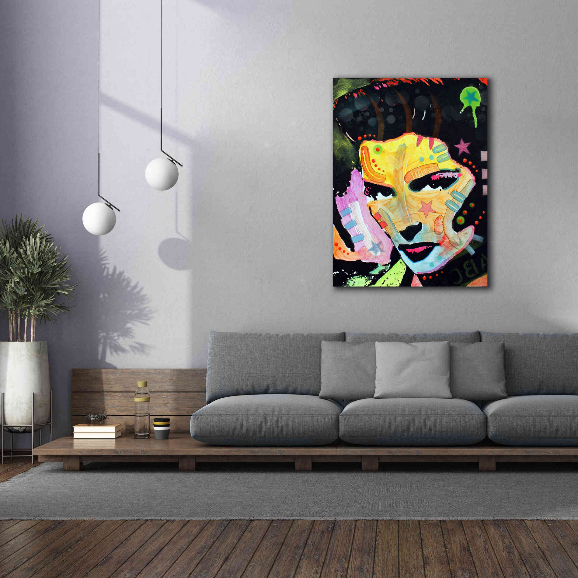 'Katherine Hepburn' by Dean Russo, Giclee Canvas Wall Art,40x54