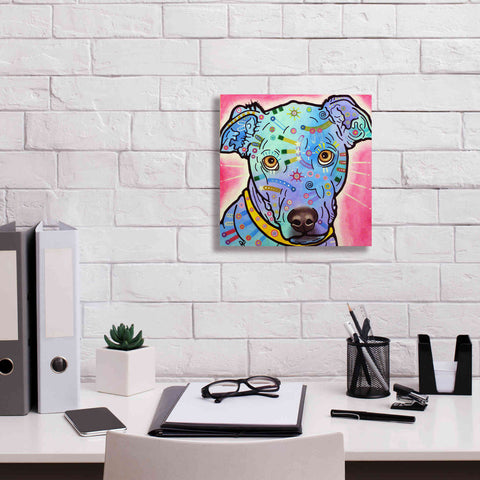 Image of 'Leer' by Dean Russo, Giclee Canvas Wall Art,12x12