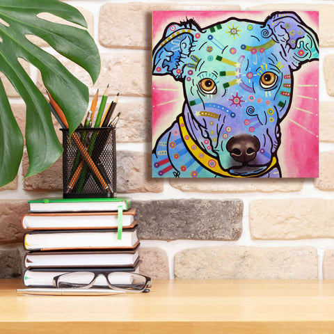 Image of 'Leer' by Dean Russo, Giclee Canvas Wall Art,12x12