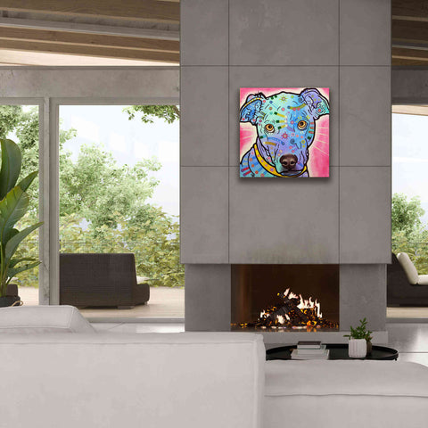 Image of 'Leer' by Dean Russo, Giclee Canvas Wall Art,26x26