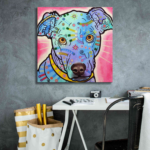 Image of 'Leer' by Dean Russo, Giclee Canvas Wall Art,26x26