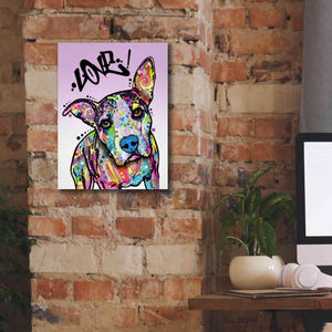 'Love!' by Dean Russo, Giclee Canvas Wall Art,12x16
