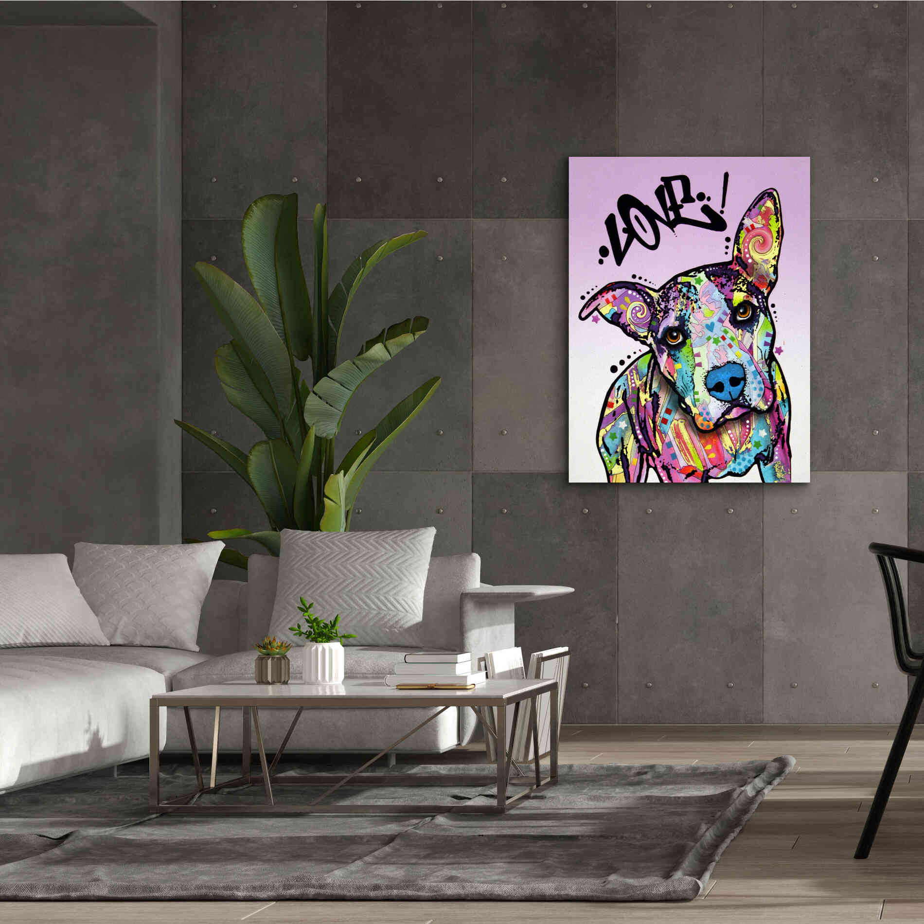 'Love!' by Dean Russo, Giclee Canvas Wall Art,40x54