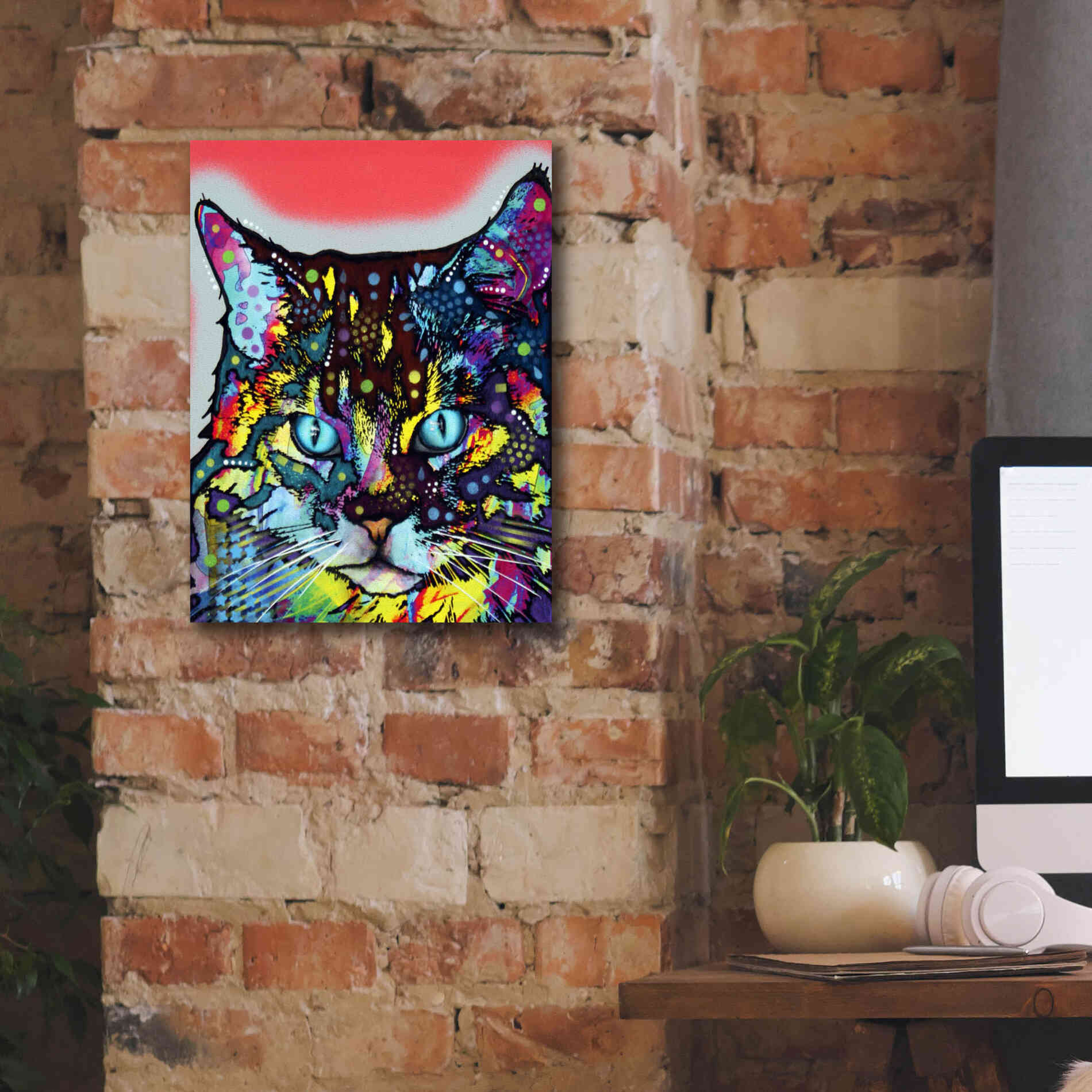 'Maine Coon' by Dean Russo, Giclee Canvas Wall Art,12x16