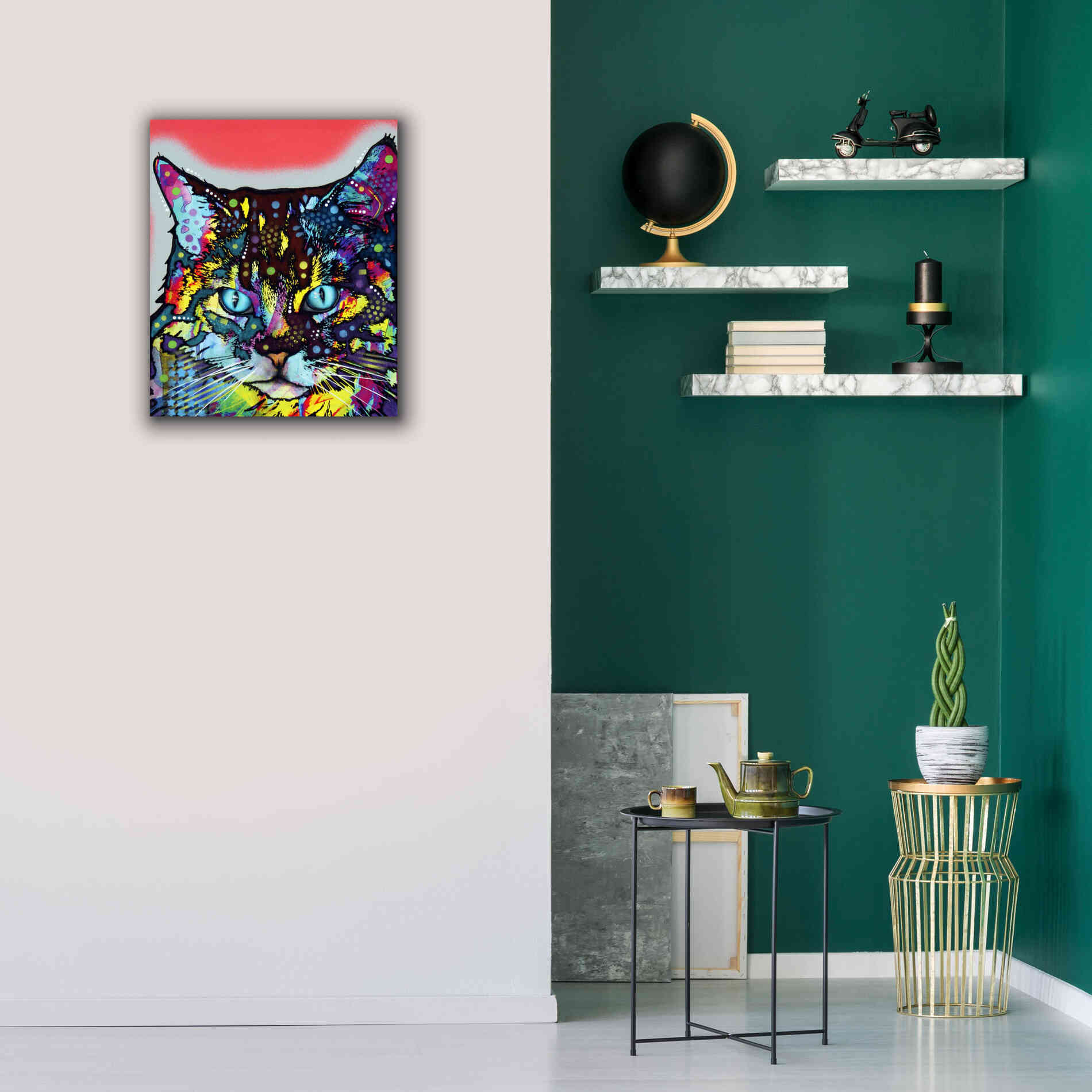 'Maine Coon' by Dean Russo, Giclee Canvas Wall Art,20x24