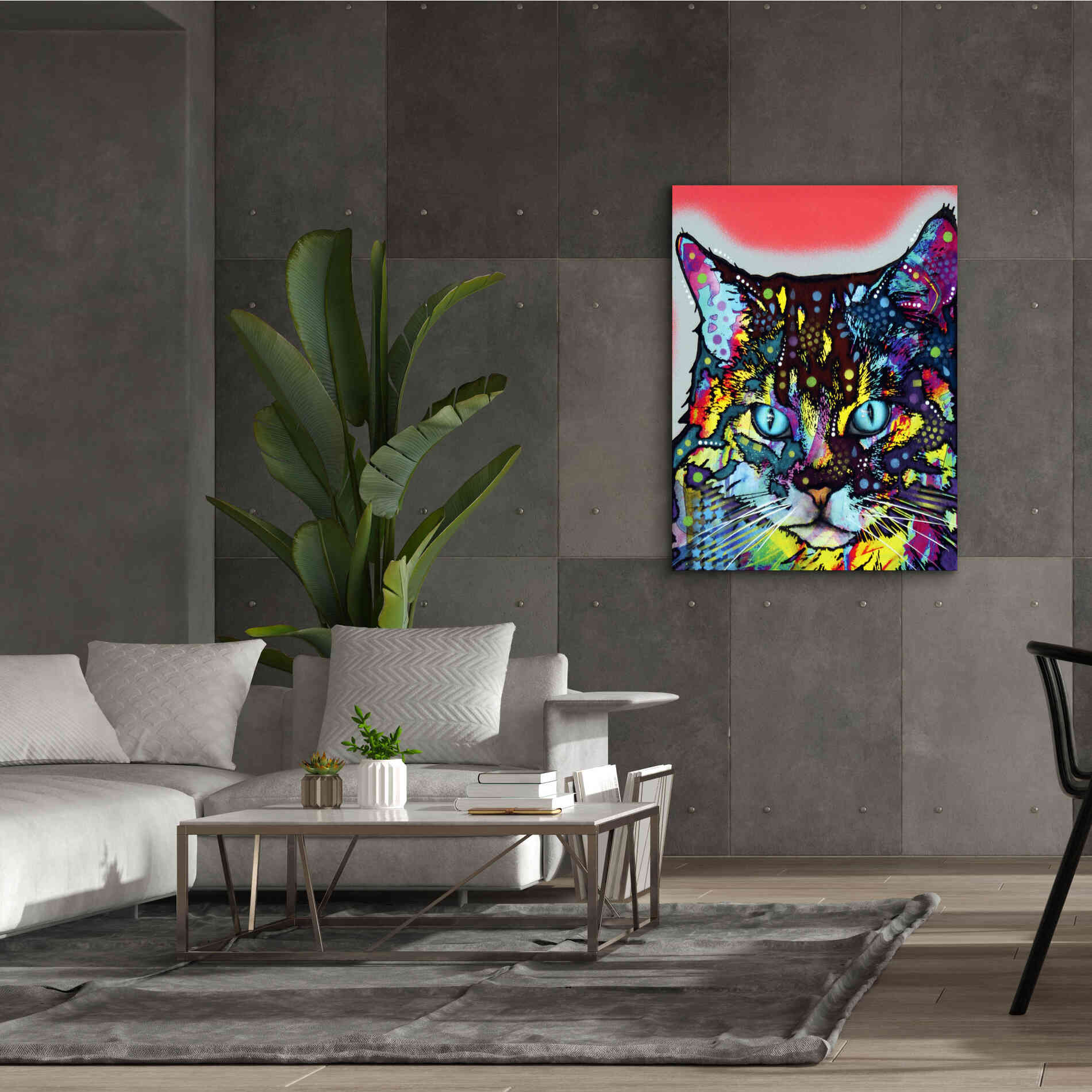 'Maine Coon' by Dean Russo, Giclee Canvas Wall Art,40x54