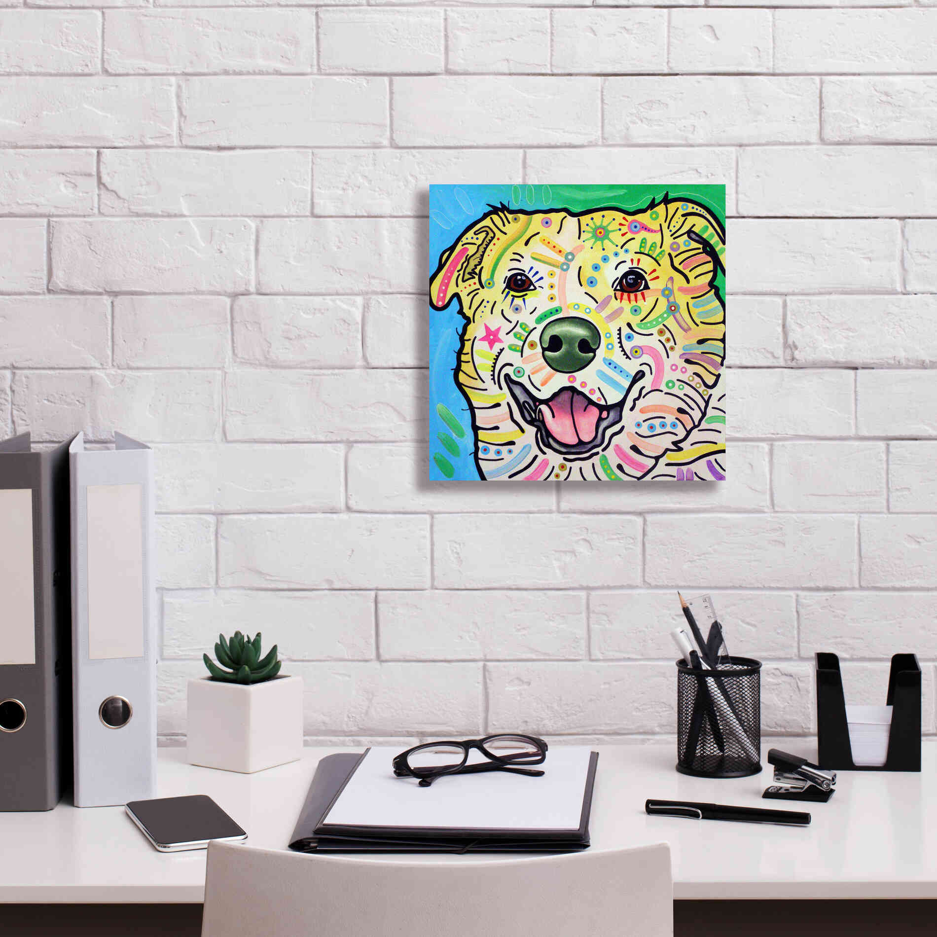 'Maude' by Dean Russo, Giclee Canvas Wall Art,12x12