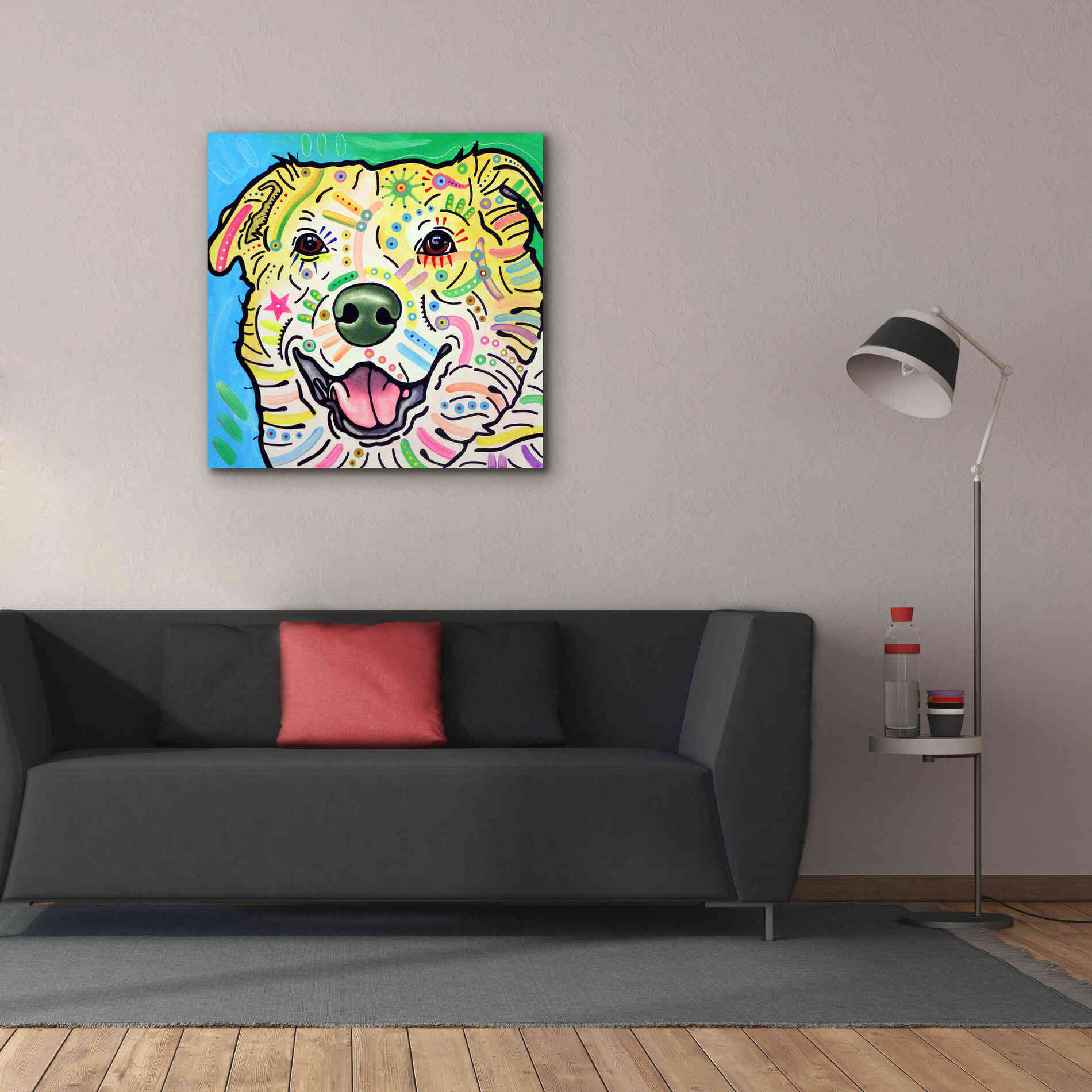 'Maude' by Dean Russo, Giclee Canvas Wall Art,37x37