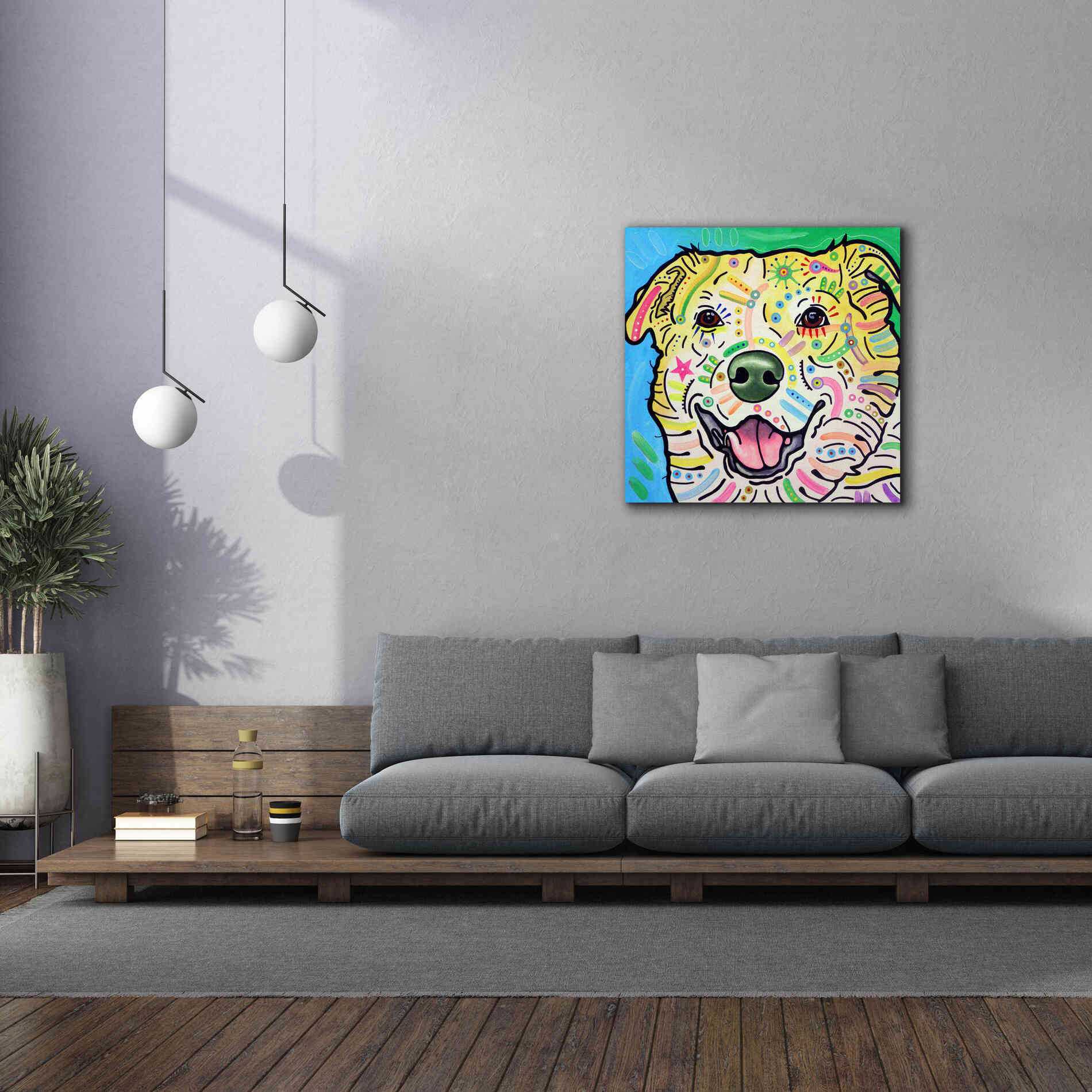 'Maude' by Dean Russo, Giclee Canvas Wall Art,37x37