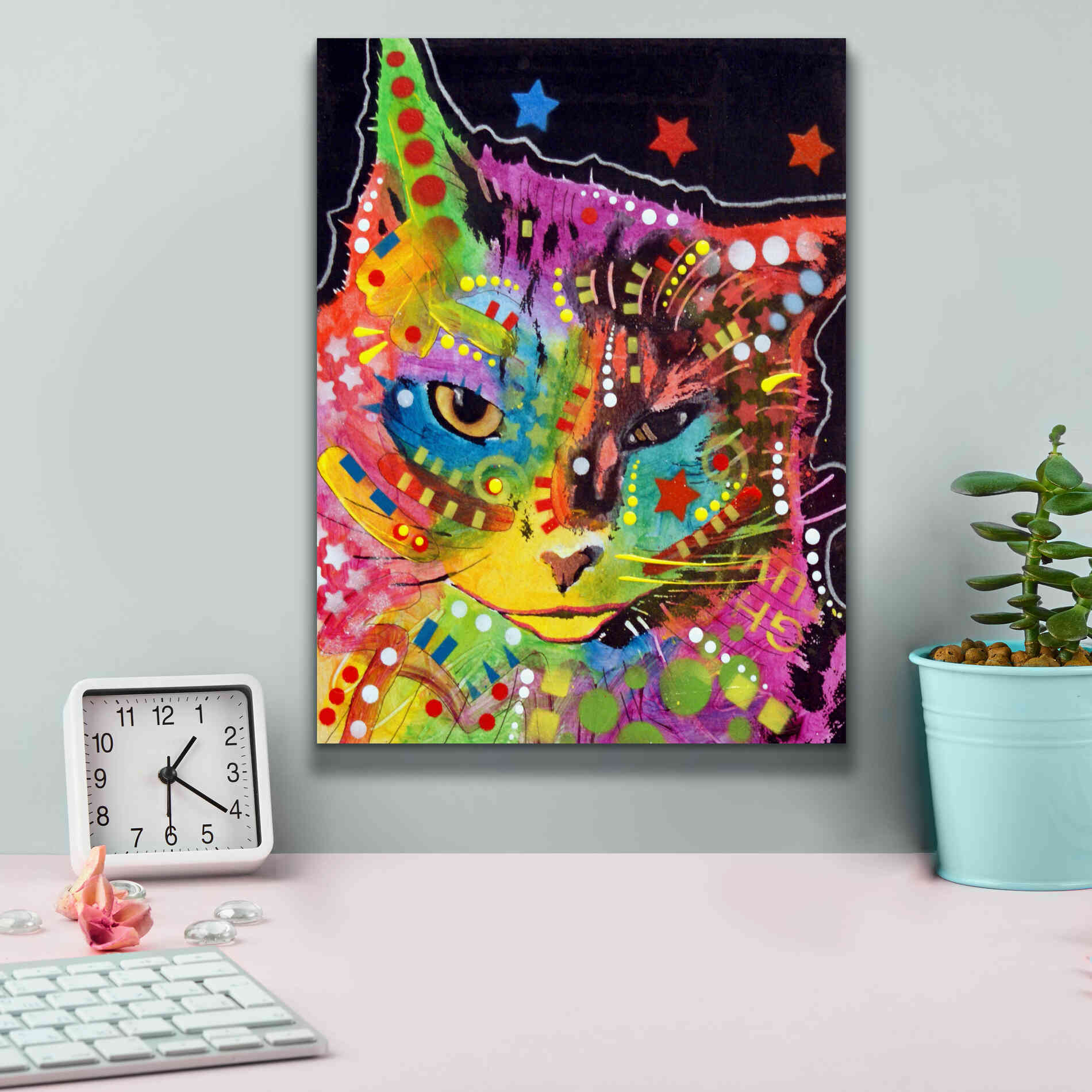 'Puff' by Dean Russo, Giclee Canvas Wall Art,12x16