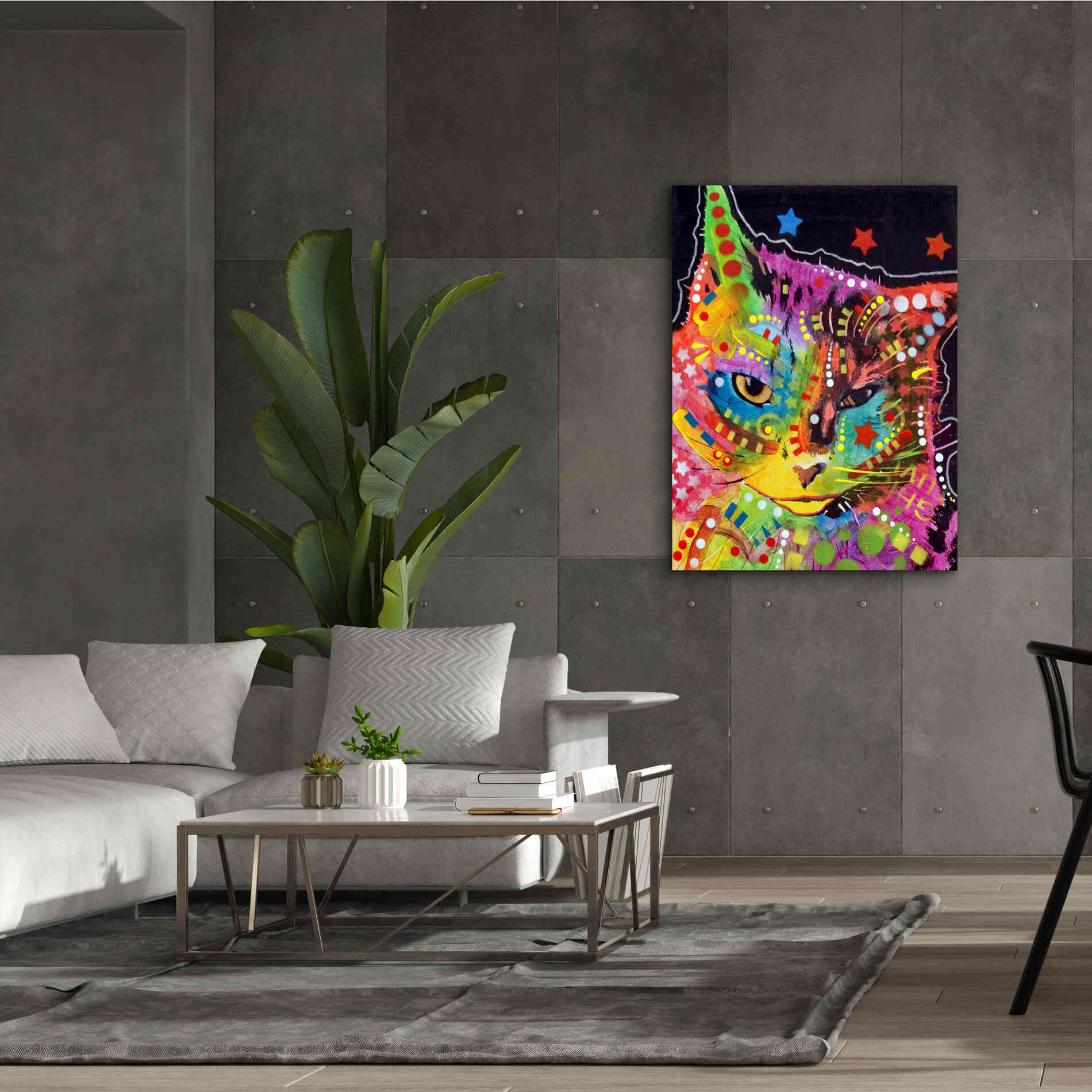 'Puff' by Dean Russo, Giclee Canvas Wall Art,40x54