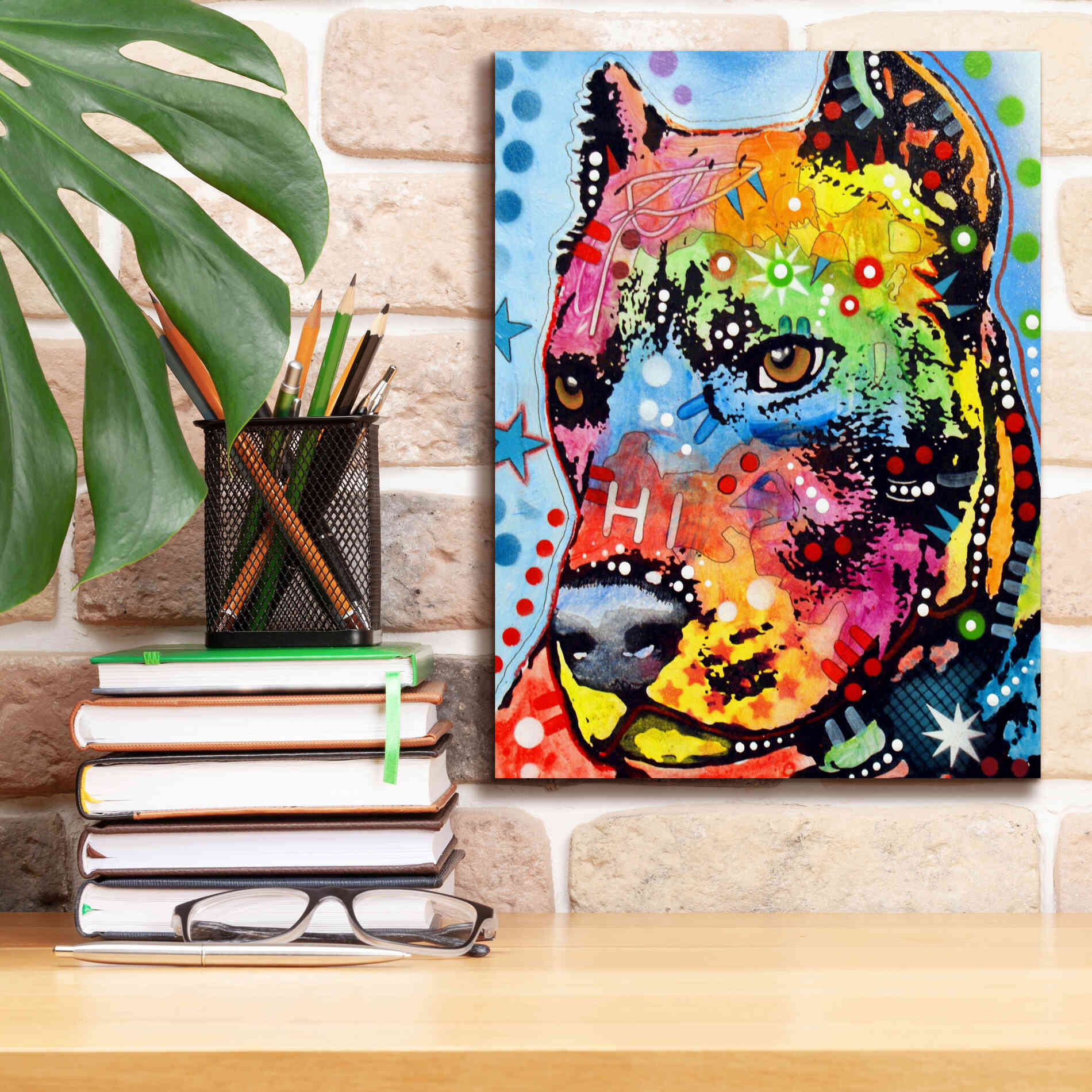 'Smokey' by Dean Russo, Giclee Canvas Wall Art,12x16
