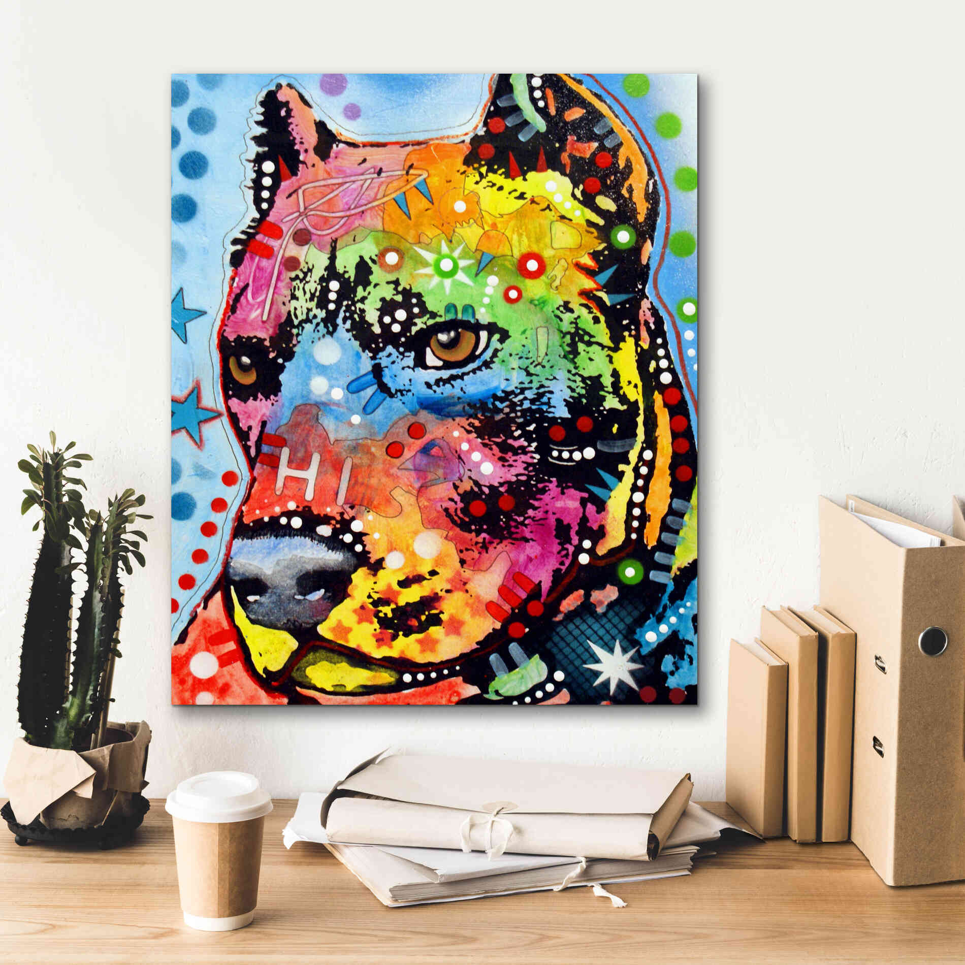 'Smokey' by Dean Russo, Giclee Canvas Wall Art,20x24