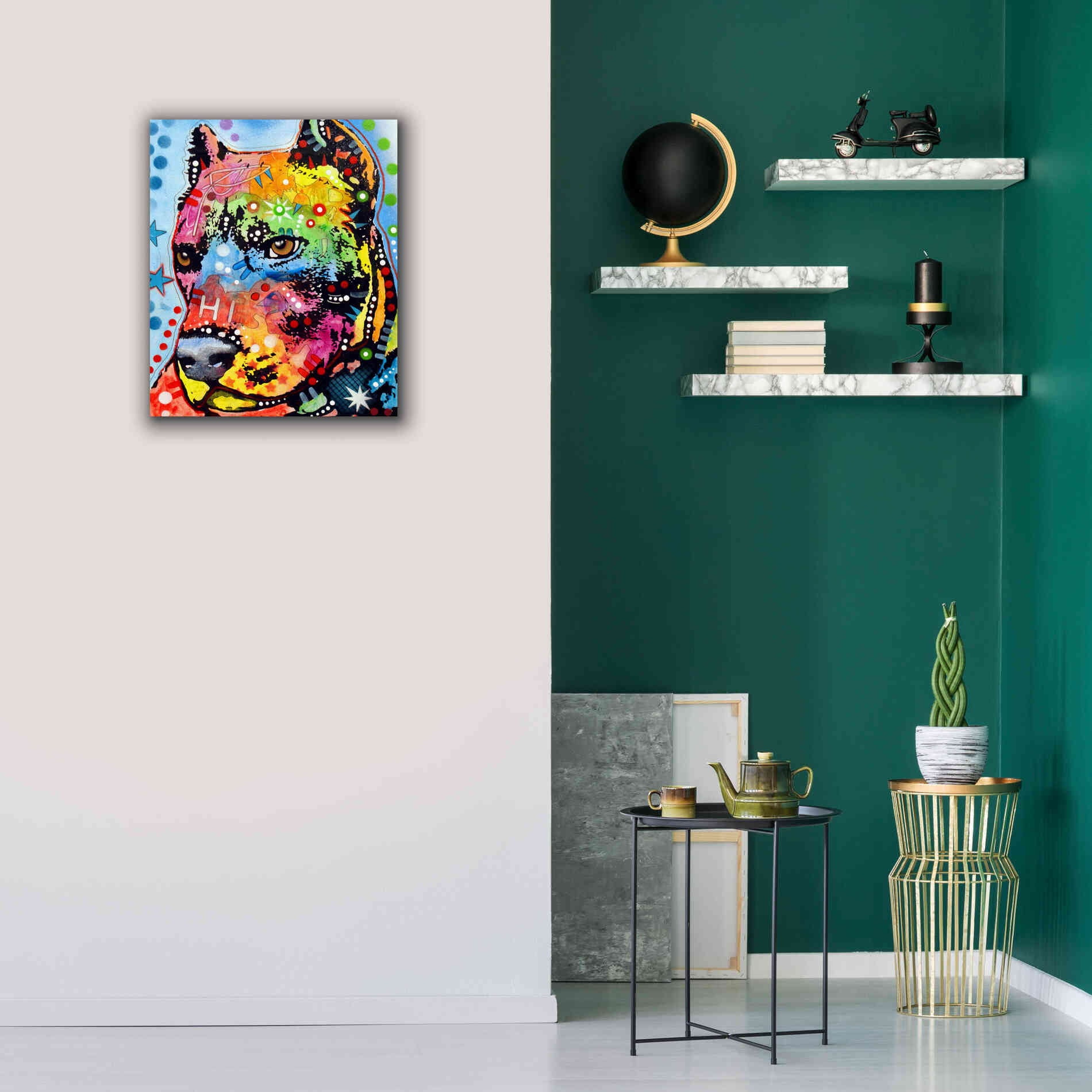 'Smokey' by Dean Russo, Giclee Canvas Wall Art,20x24
