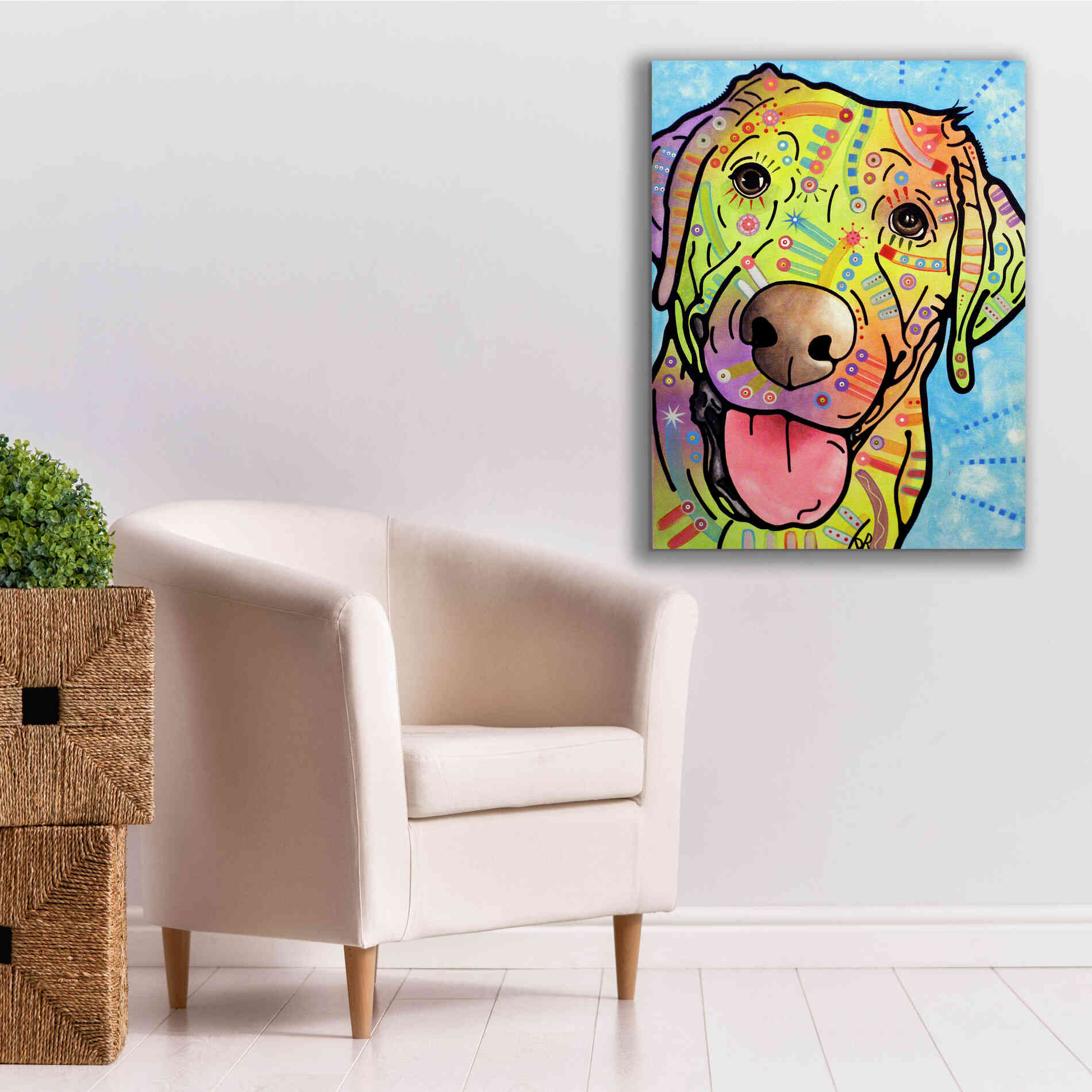 'Sunny' by Dean Russo, Giclee Canvas Wall Art,26x34