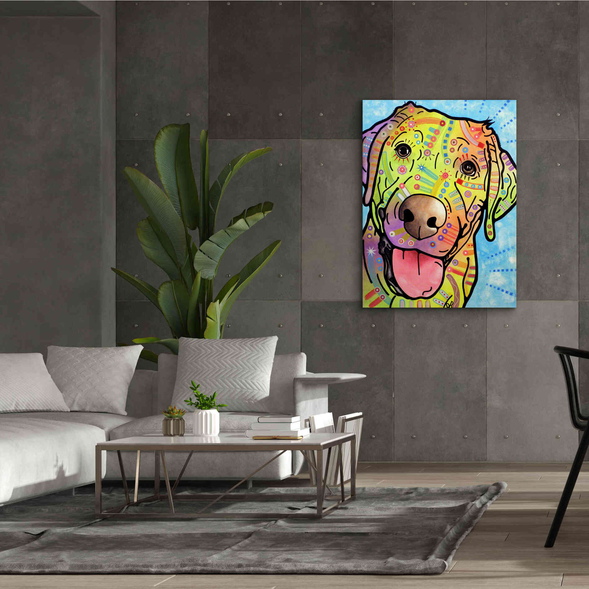 'Sunny' by Dean Russo, Giclee Canvas Wall Art,40x54
