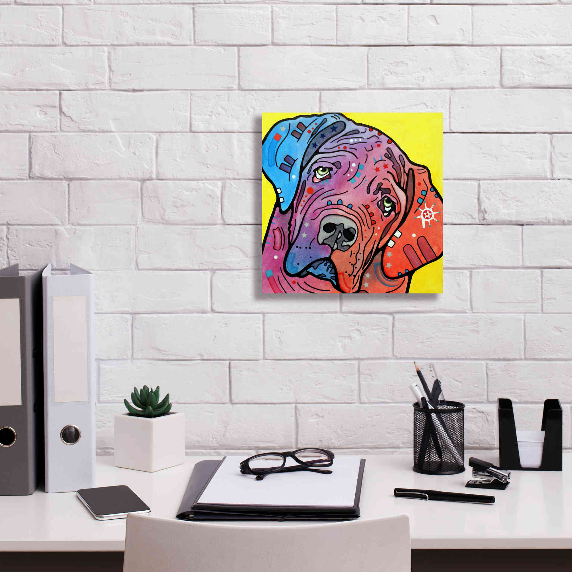 'The Bully' by Dean Russo, Giclee Canvas Wall Art,12x12