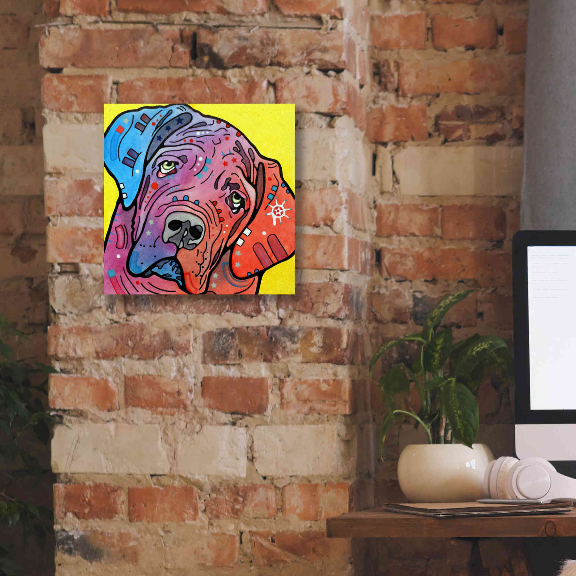 'The Bully' by Dean Russo, Giclee Canvas Wall Art,12x12