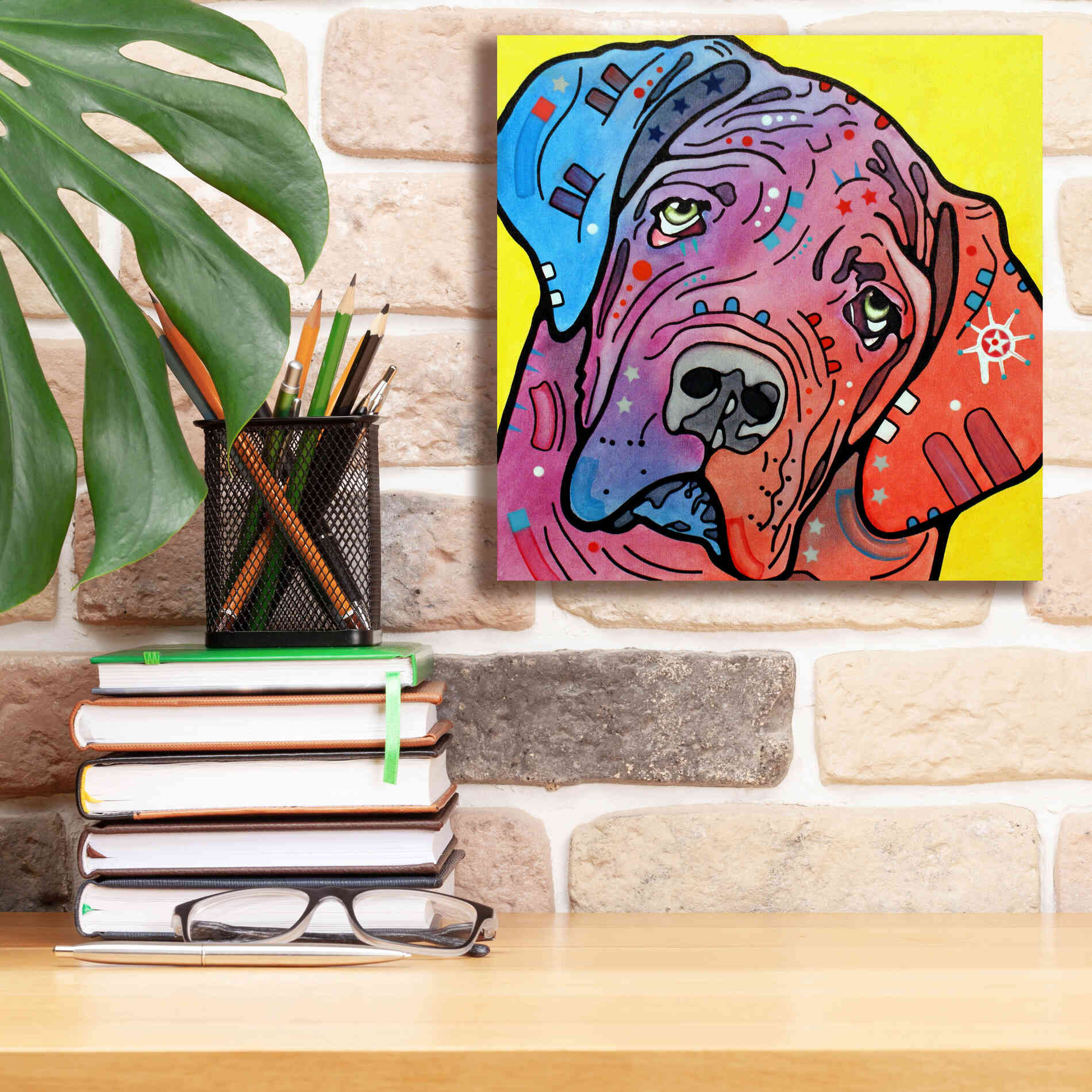 'The Bully' by Dean Russo, Giclee Canvas Wall Art,12x12